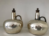 Pair mercury glazed carafes. Made by Port-Dundas pottery Glasgow